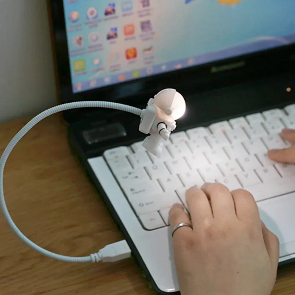 Przenośna lampka LED USB, astronauta, do czytania i biurka Mój sklep