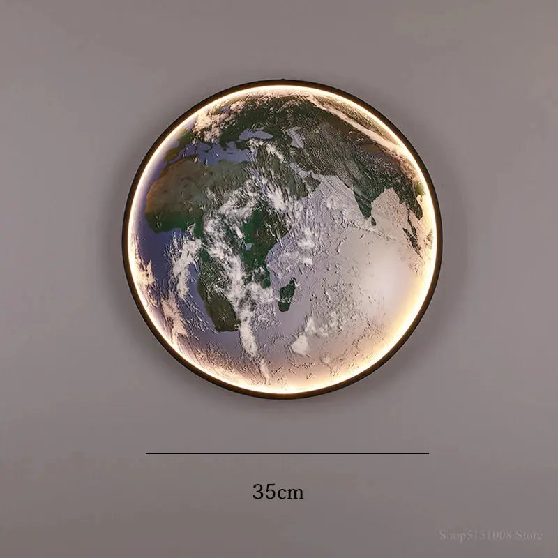 Earth wall lamp modern led