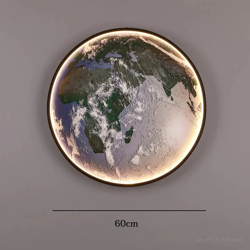 Earth wall lamp modern led