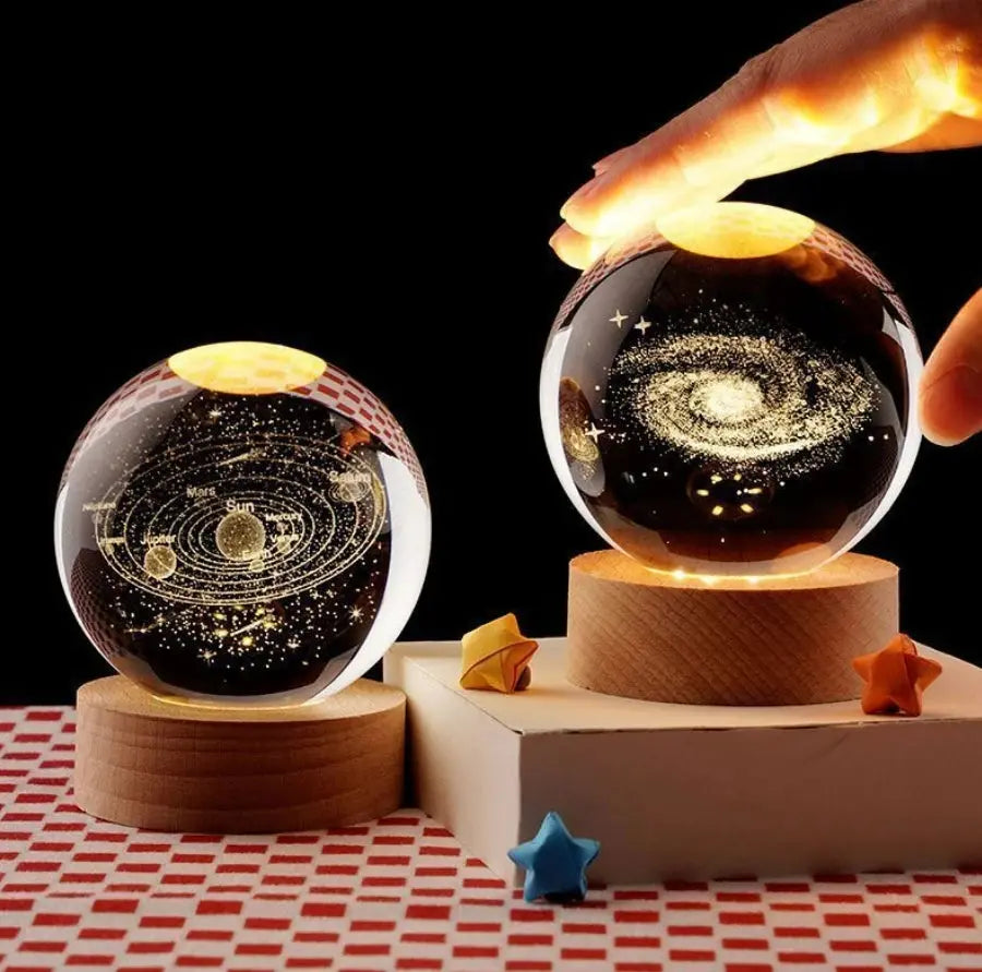 Galaxy Crystal Ball Night Lamp
