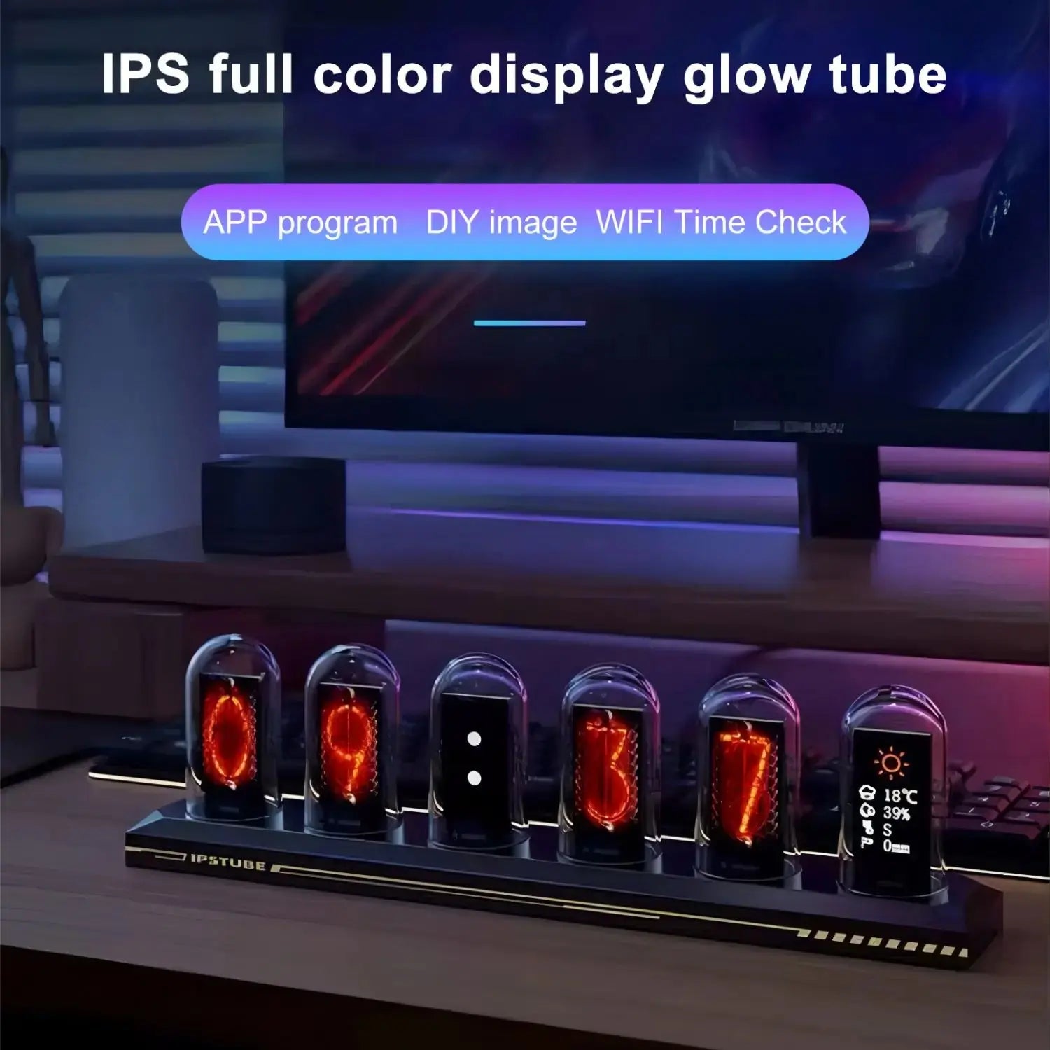 IPS RGB Nixie Tube Clock