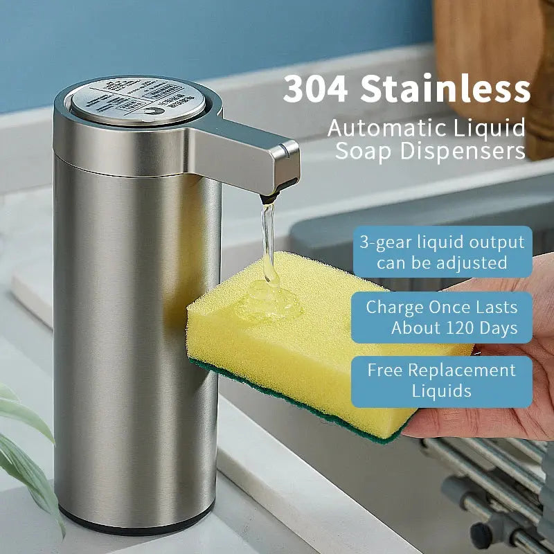 304 Steel Auto Soap Dispenser Elektrofy