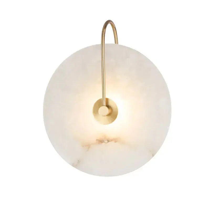 LED Marble Moon Wall Sconce