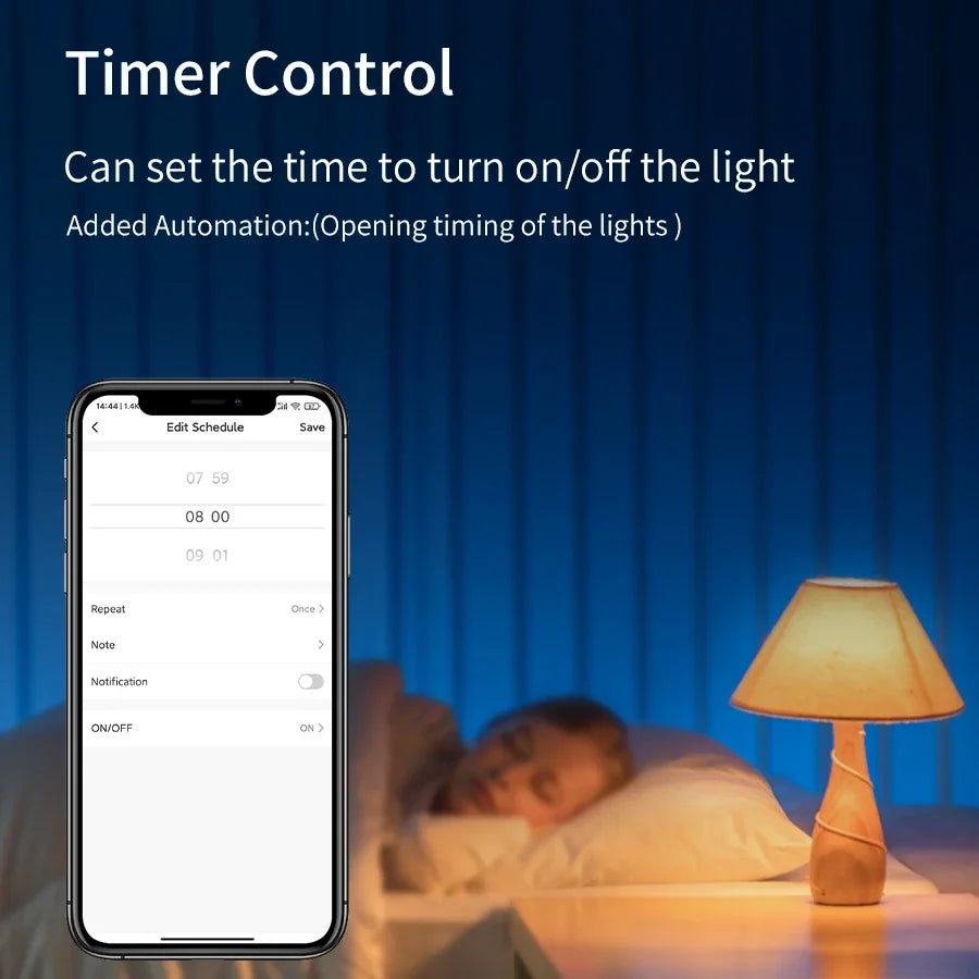 Inteligentna żarówka Tuya WiFi LED, RGB, sterowanie głosowe przez Alexa i Google Assistant Mój sklep