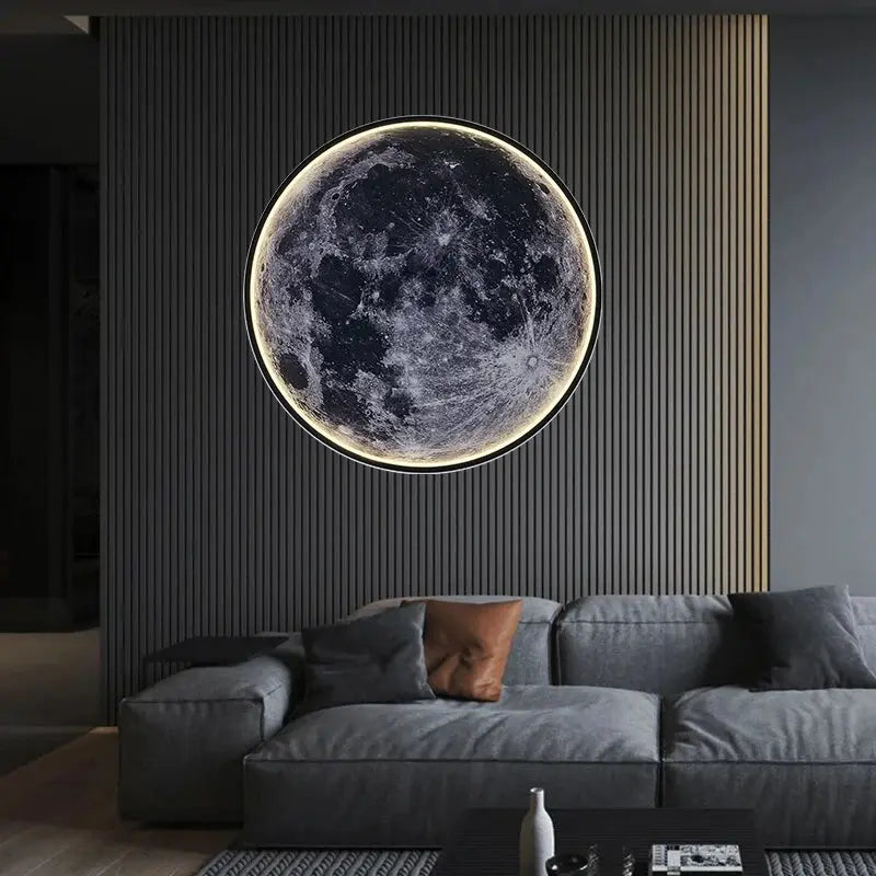 Moon Surface LED Wall Light