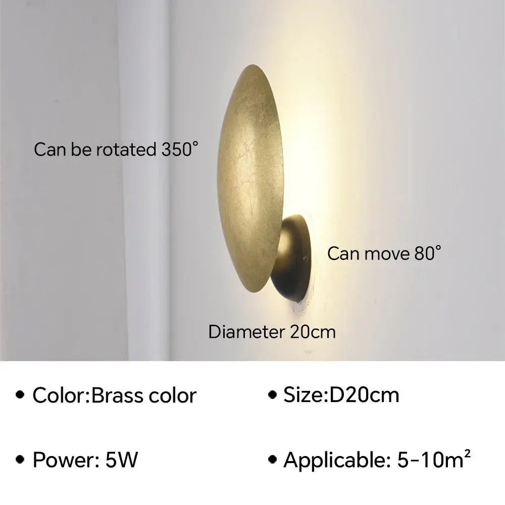 LED Iron Wall Sconce 220V