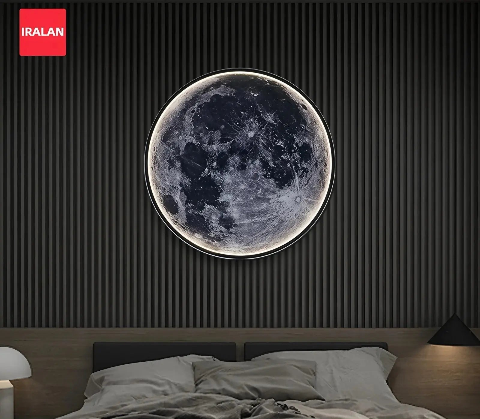 Moon Surface LED Wall Light