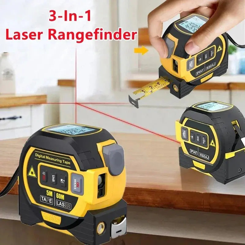3-in-1 Laser Range Tape 40m