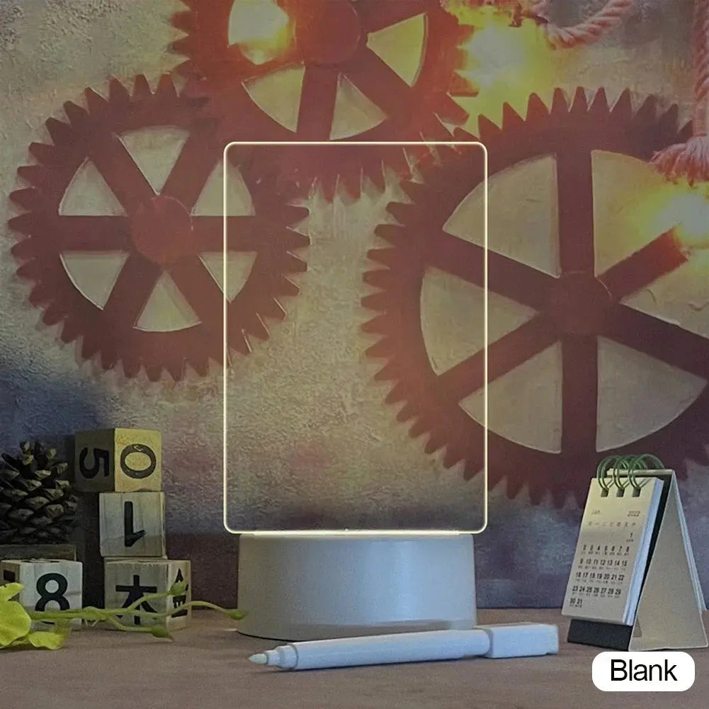 Creative Led Note Board Night Light USB Message Board With Pen Holiday Light Children Girlfriend Gift Decoration DIY Night Lamp Elektrofy