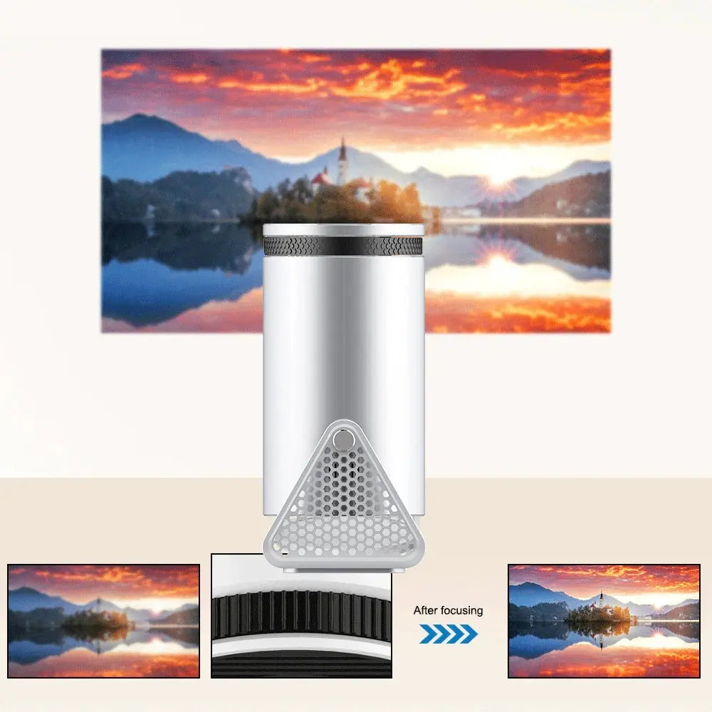 Projector H300 4K Android 11 Dual Wifi6 120ANSI RK3326 Quad Core BT5.0 1280*720P Home Cinema Portable Outdoor Projetor Elektrofy