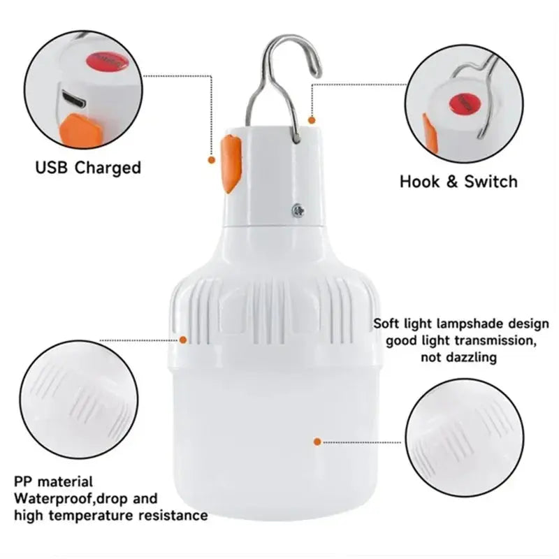 USB Rechargeable LED Bulb Elektrofy
