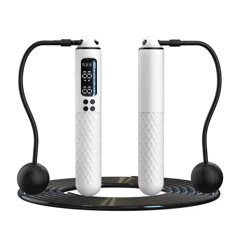 New rechargeable USB Electronic Technology Jump Rope Wire Rope Adjustable Jump Rope Trainer Digital Wireless Calorie Counter Elektrofy