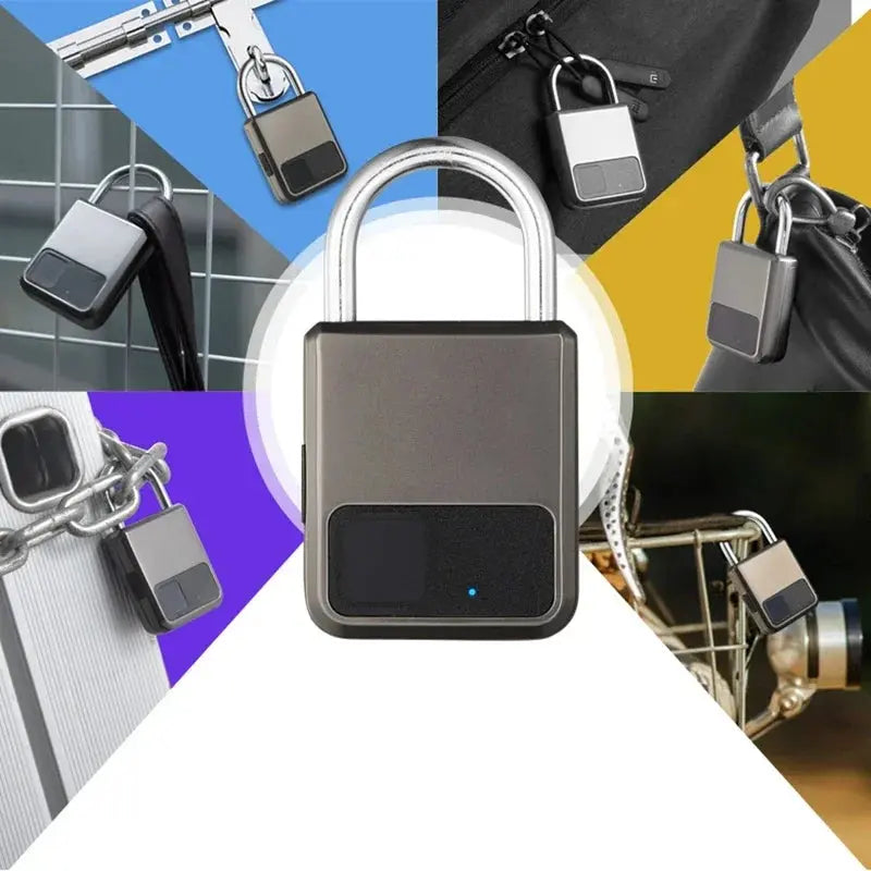Zinc Alloy Fingerprint Padlock