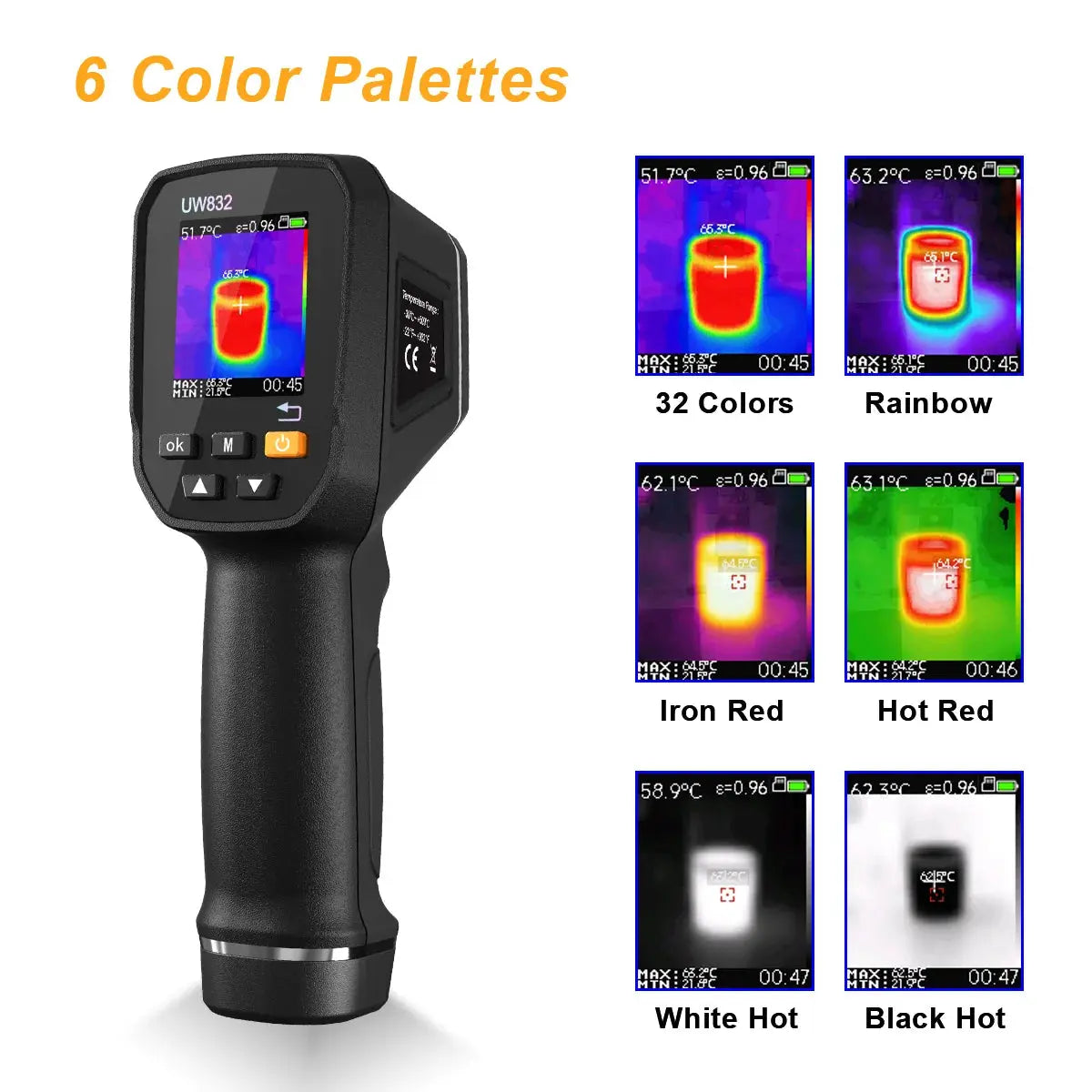 UWEI Thermal Camera USB Rechargeable 8GB Elektrofy