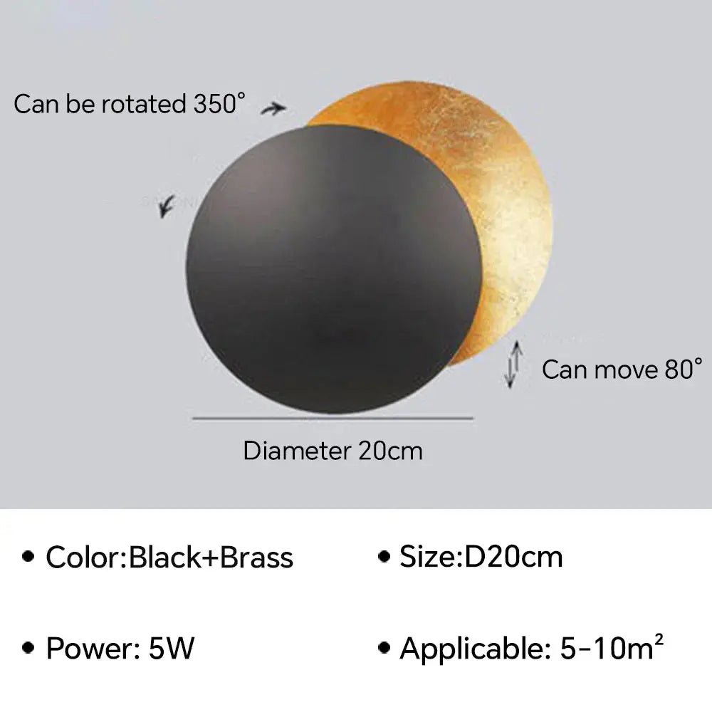 LED Iron Wall Sconce 220V