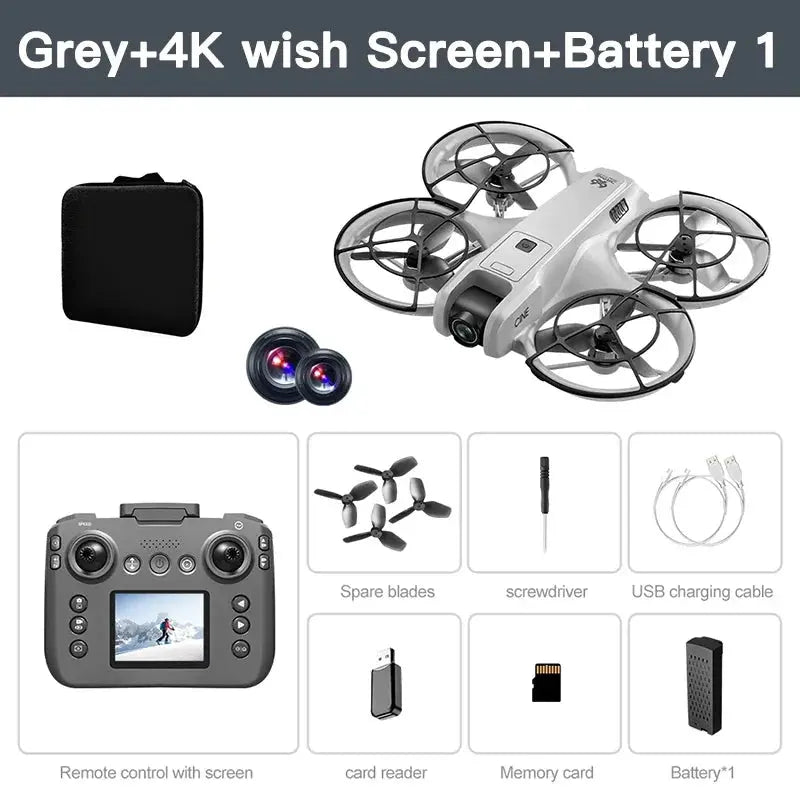 Xiaomi V666 MINI Drone 4K Professional WIFI 5G Dron Obstacle Avoidance Brushless Altitude Headless Mode RC Quadcopter FPV Toys Elektrofy