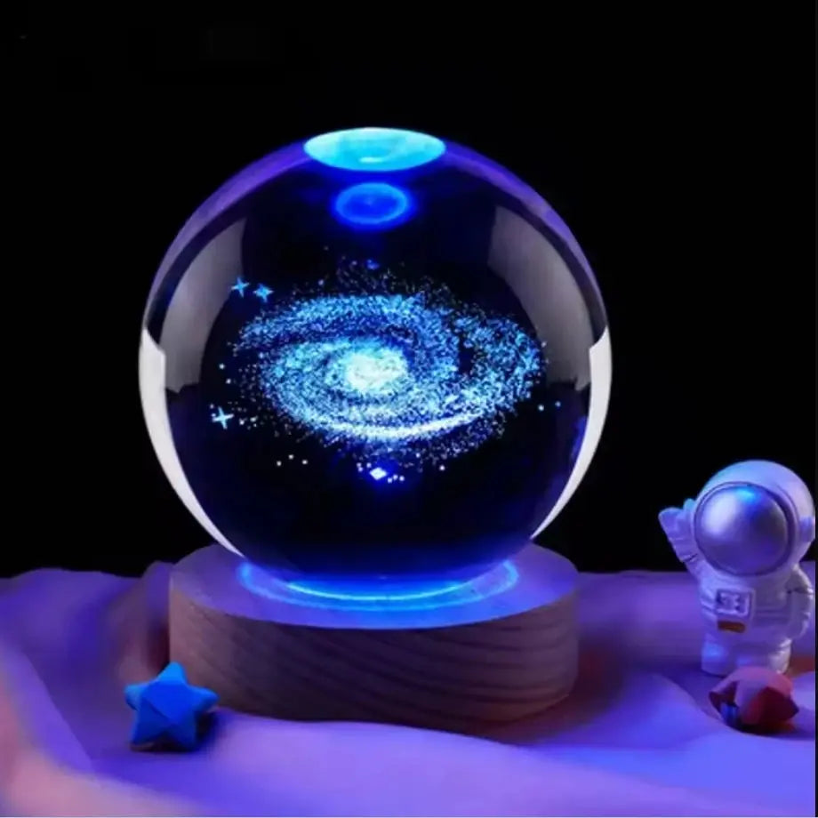 Galaxy Crystal Ball Night Lamp