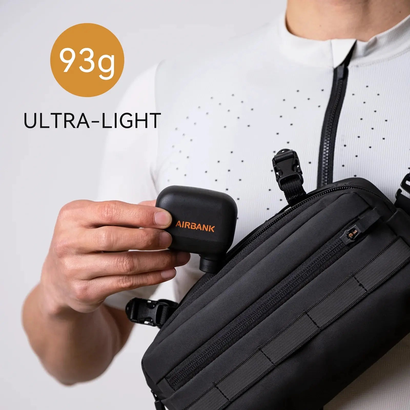 AIRBANK Pocket SE Mini Portable Electric Pump For Bicycle Cordless Tire Presta Schrader Valve Bike Accessories Fast Charging Elektrofy