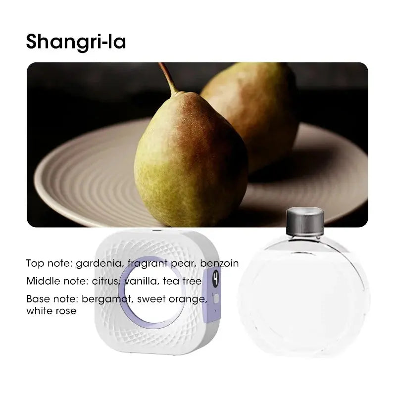 4-Speed Adjustable Digital Display Aromatherapy Diffuser Lavender Shangri-La Hilton Scent Deodorant for Bedroom Office Kitchen Elektrofy