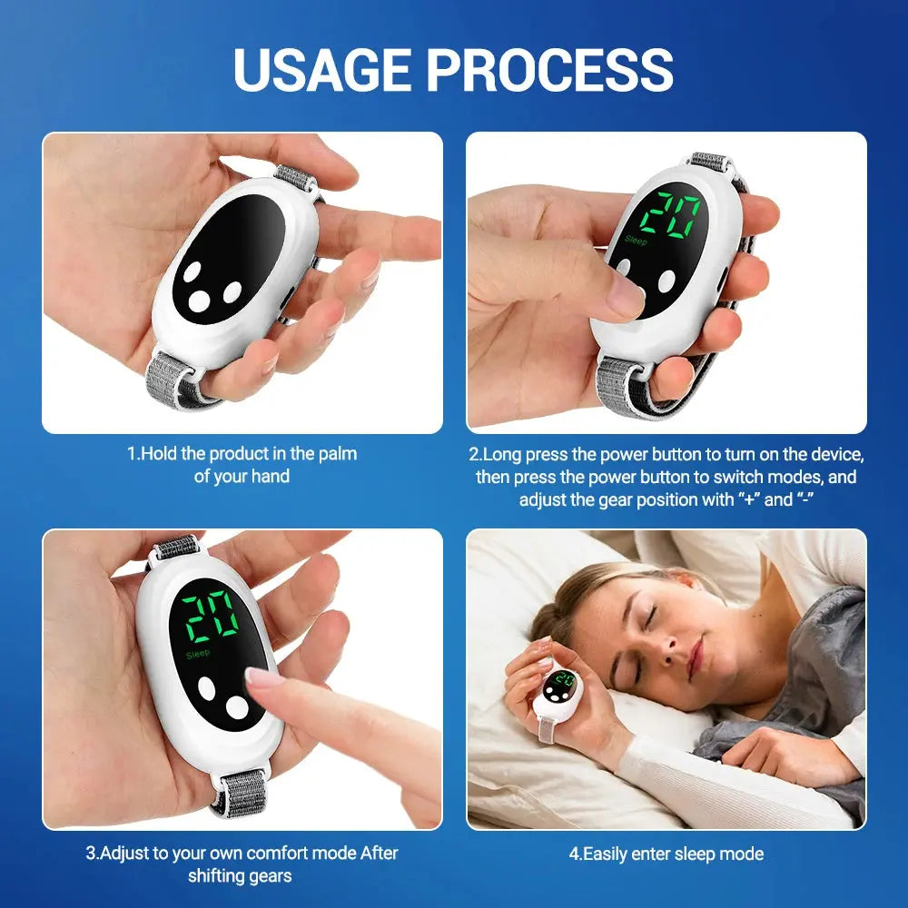Two modes, 20 levels of intensity, intelligent sleep device, anxiety relief, neurological sleep, insomnia, and soothing device, Elektrofy