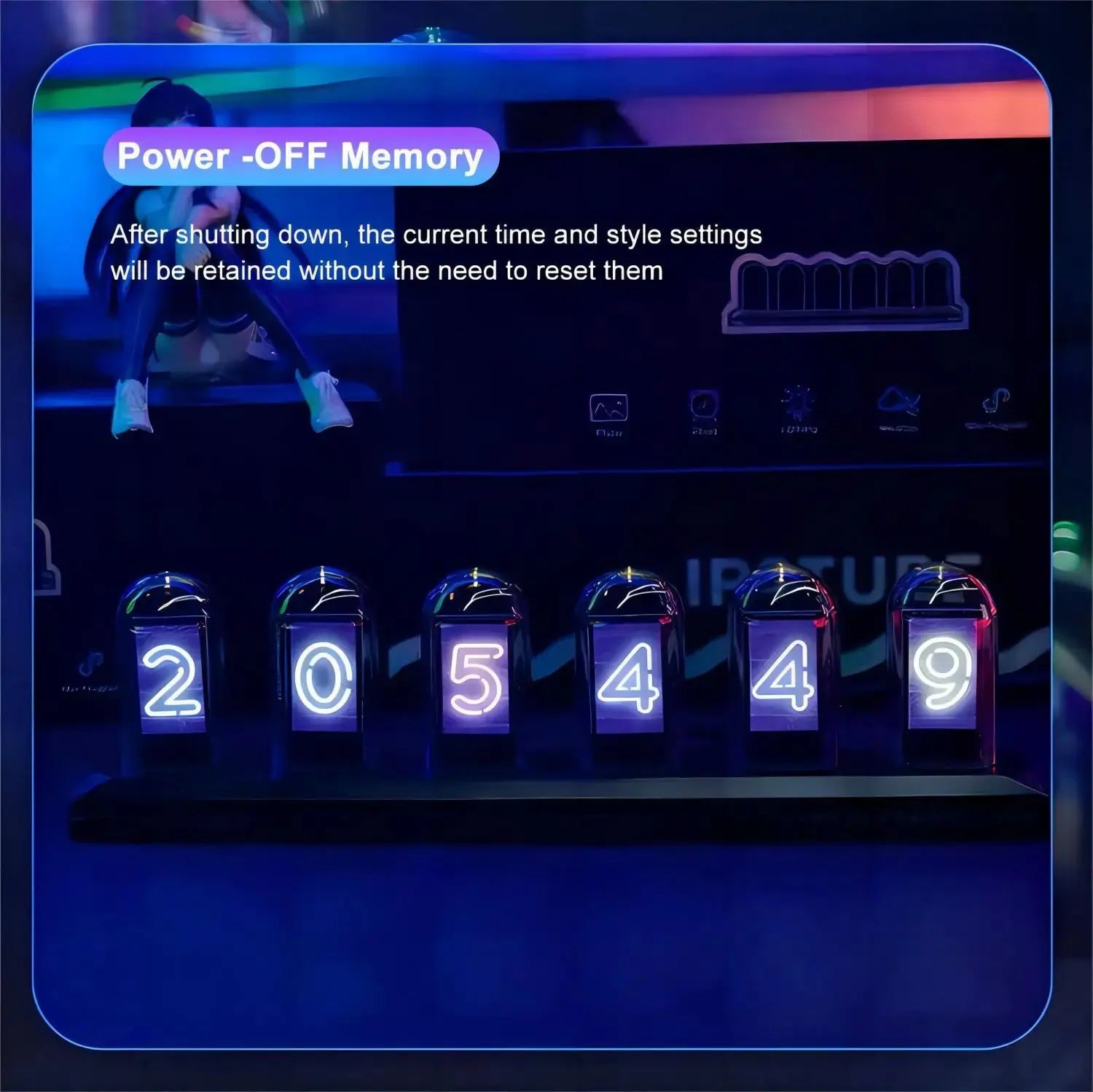 IPS RGB Nixie Tube Clock