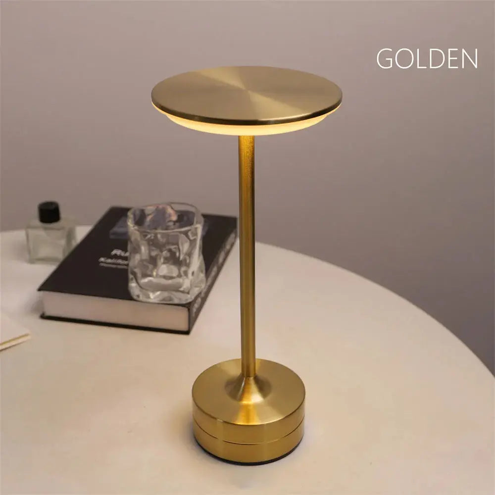 Rechargeable Table Lamp Touch Sensor Desktop LED Night Light Wireless Reading Lamp For Restaurant Hotel Bar Bedroom Decor Light Elektrofy