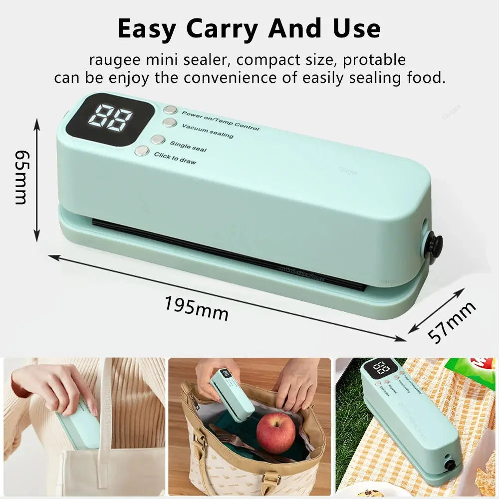 Vacuum Food Sealer Portable 3 in 1