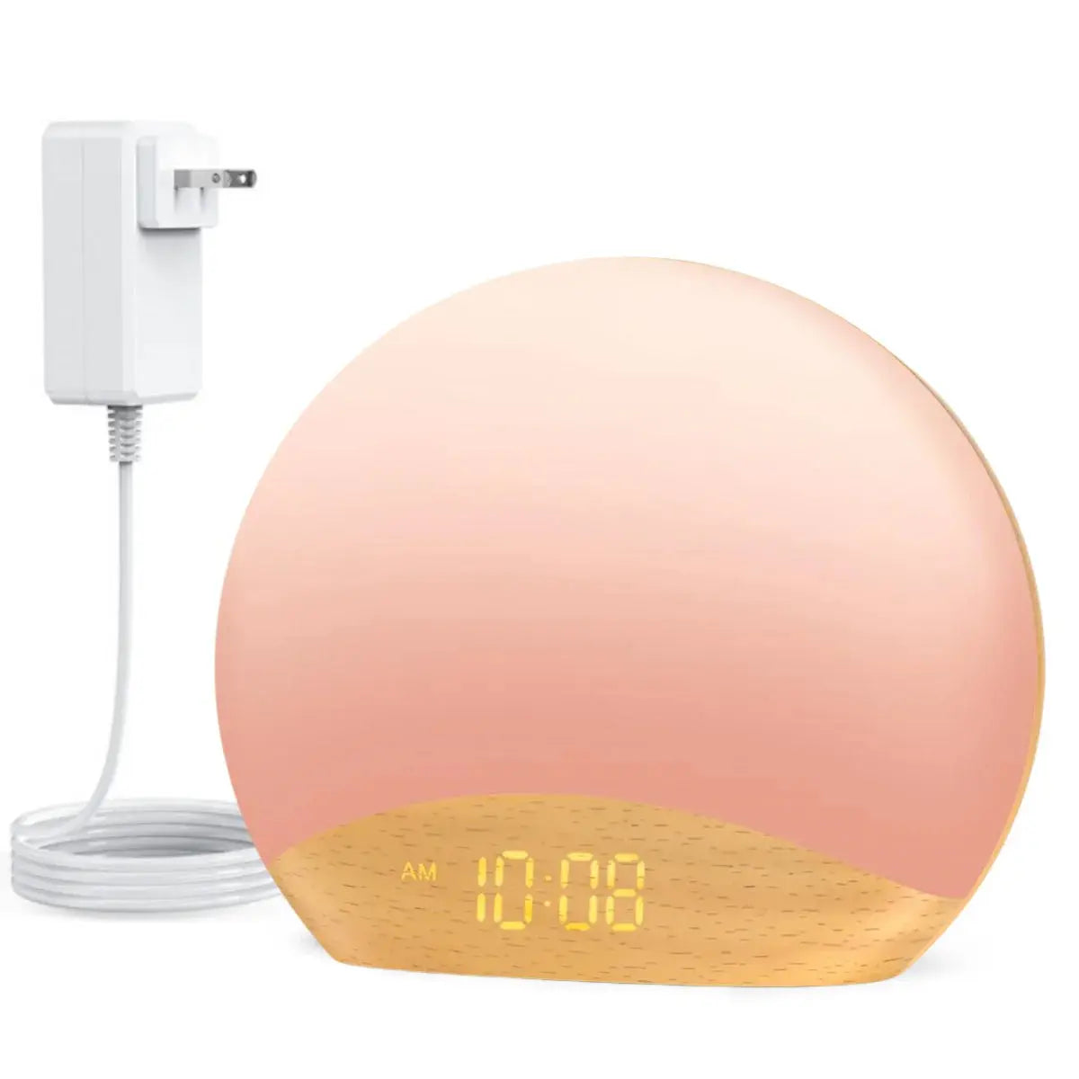 Awakening Wake Up Sunrise Alarm Clock Table Clock Dimmable with 3 Ring 8 Nightlight 26 Sound Sleep Timer Night Light Elektrofy
