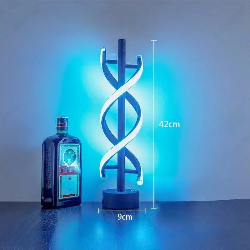 Spiral LED Dimmable Desk Lamp