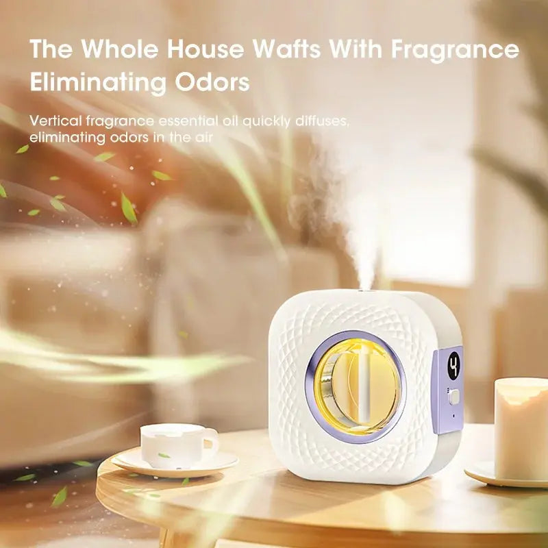 4-Speed Adjustable Digital Display Aromatherapy Diffuser Lavender Shangri-La Hilton Scent Deodorant for Bedroom Office Kitchen Elektrofy