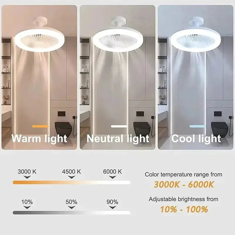 30W Rotating Ceiling Fan Lamp Elektrofy