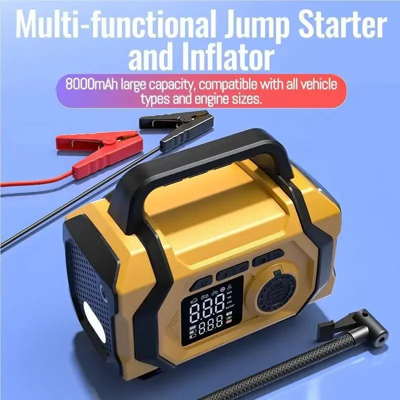 8000mAh Wireless Jump Pump Elektrofy