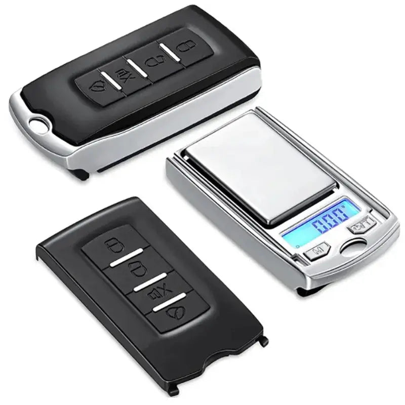 Protable 200g/100g 0.01g Precision Portable Car Key Shape Mini Digital Pocket Electronic Gram Scale with LCD Display Elektrofy