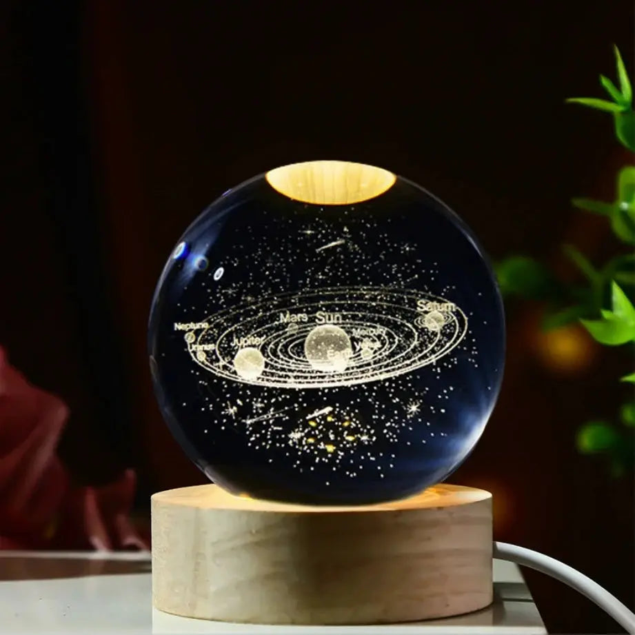 Galaxy Crystal Ball Night Lamp