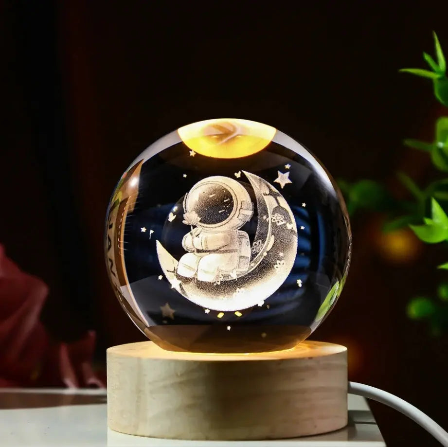 Galaxy Crystal Ball Night Lamp