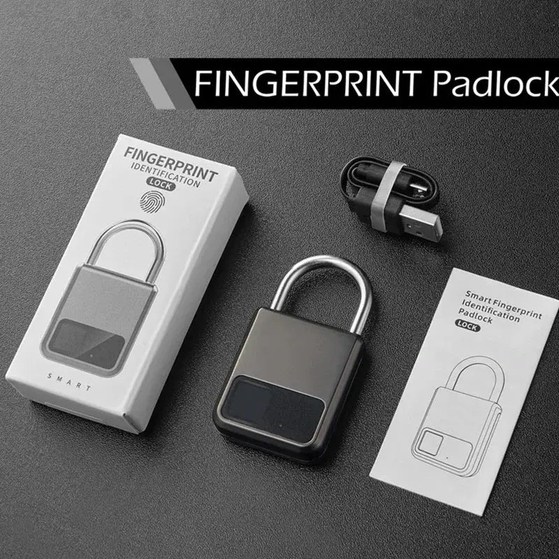 Zinc Alloy Fingerprint Padlock