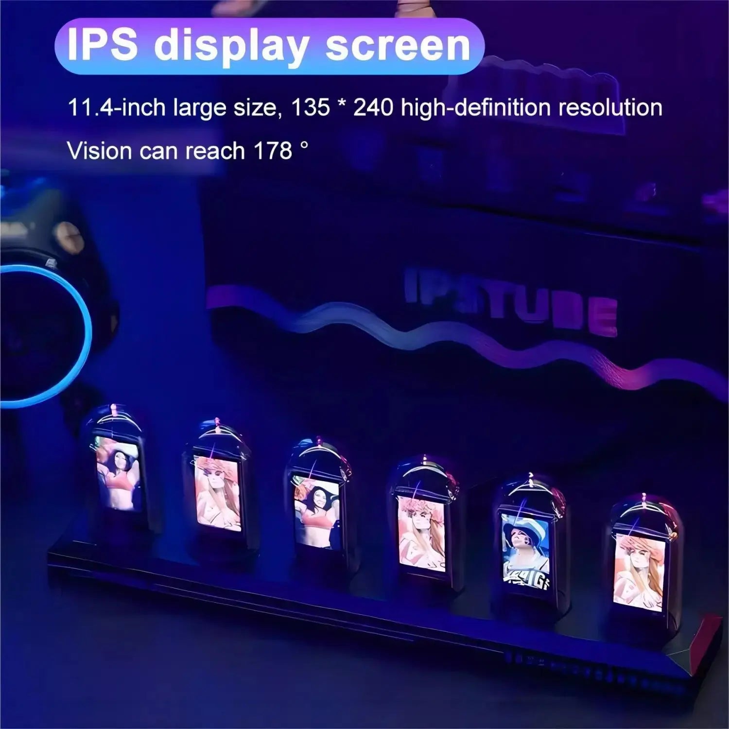 IPS RGB Nixie Tube Clock
