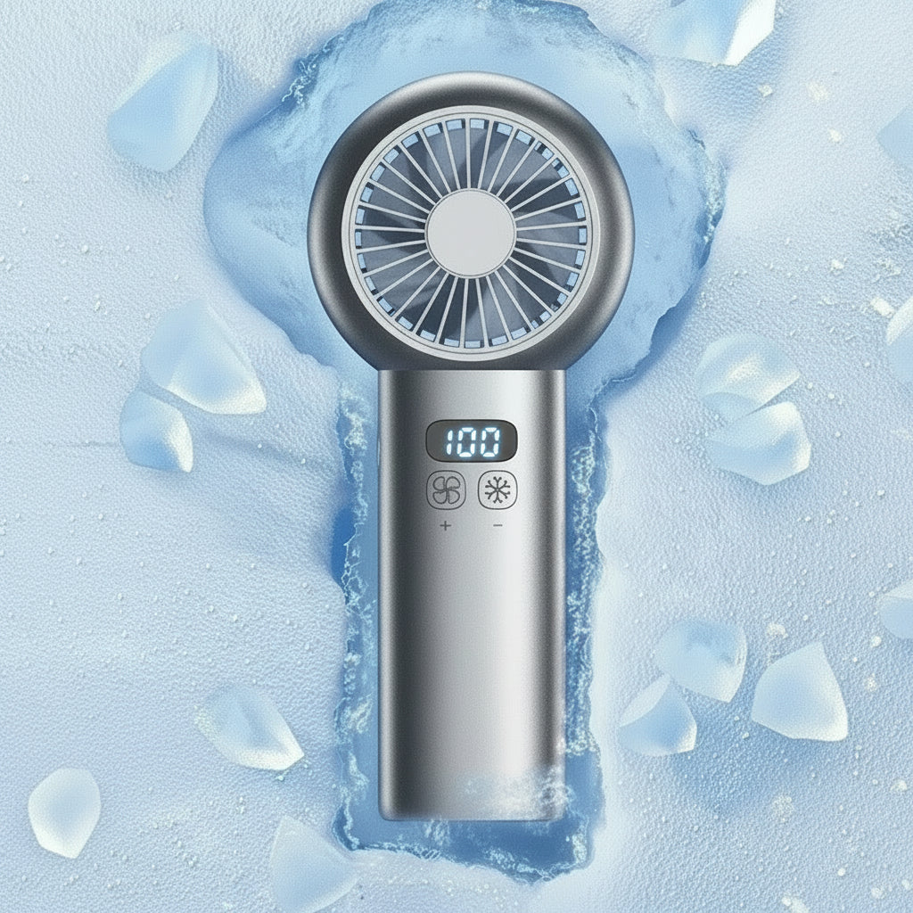 Portable Cooler Ice compress fan