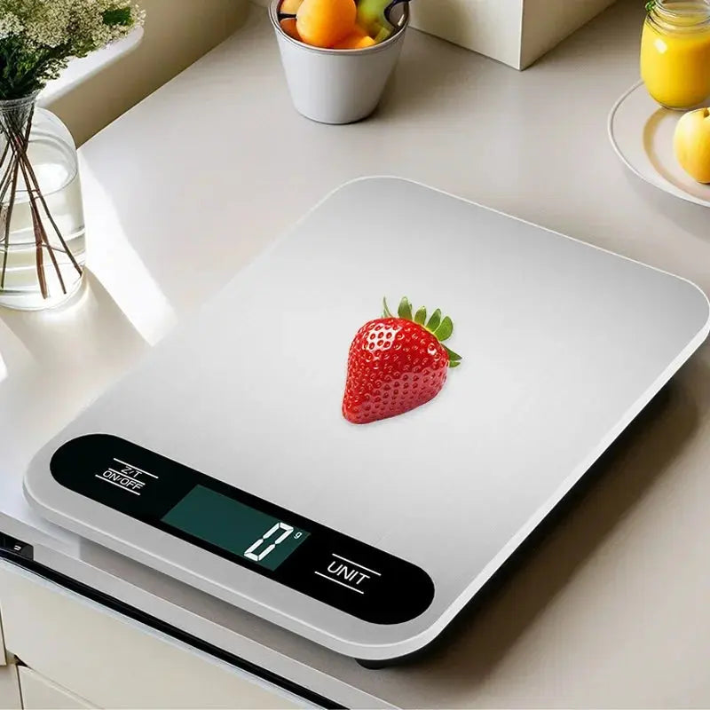New 5/10/15Kg Household Stainless Steel Kitchen Scale Electronic Weighing Platform Scale Food Electronic Small Baking Home Tools Elektrofy