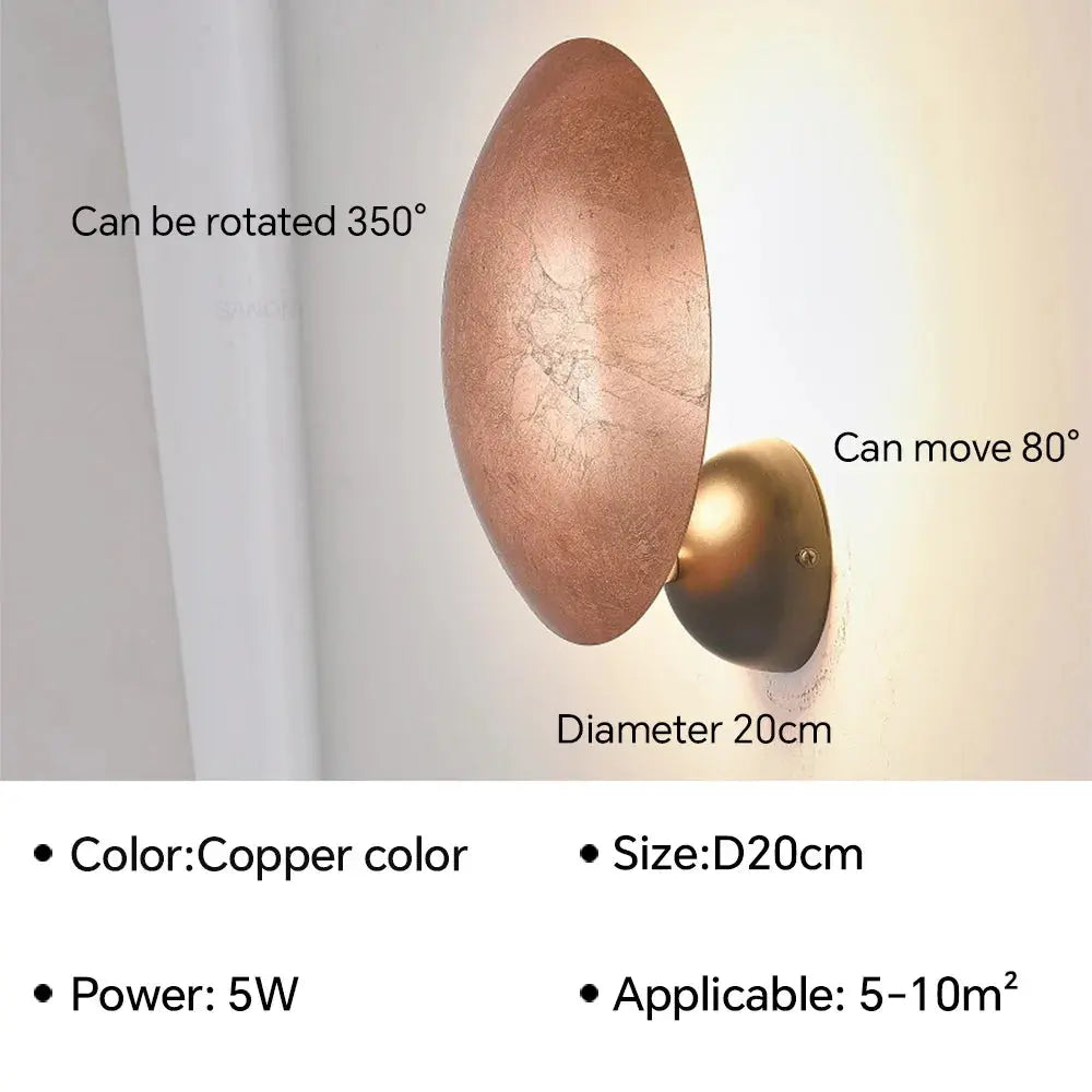 LED Iron Wall Sconce 220V