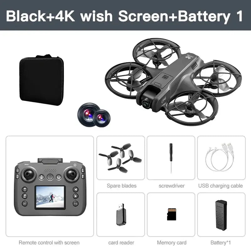 Xiaomi V666 MINI Drone 4K Professional WIFI 5G Dron Obstacle Avoidance Brushless Altitude Headless Mode RC Quadcopter FPV Toys Elektrofy