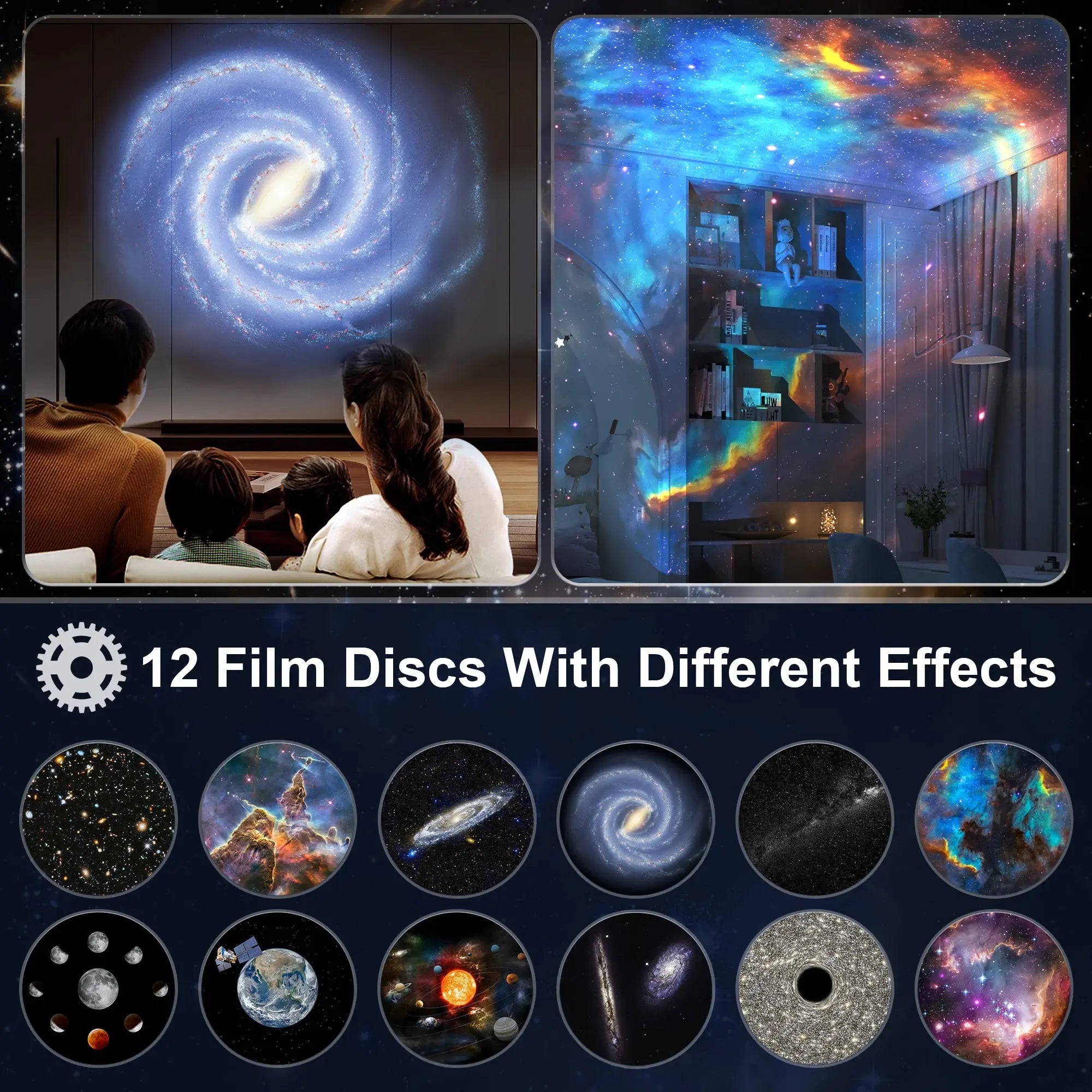 HD Galaxy Projector 13 Discs Elektrofy