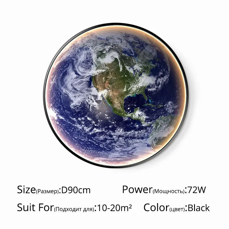 Led Planet Wall Lamp