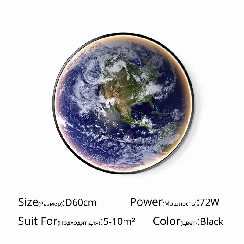 Led Planet Wall Lamp