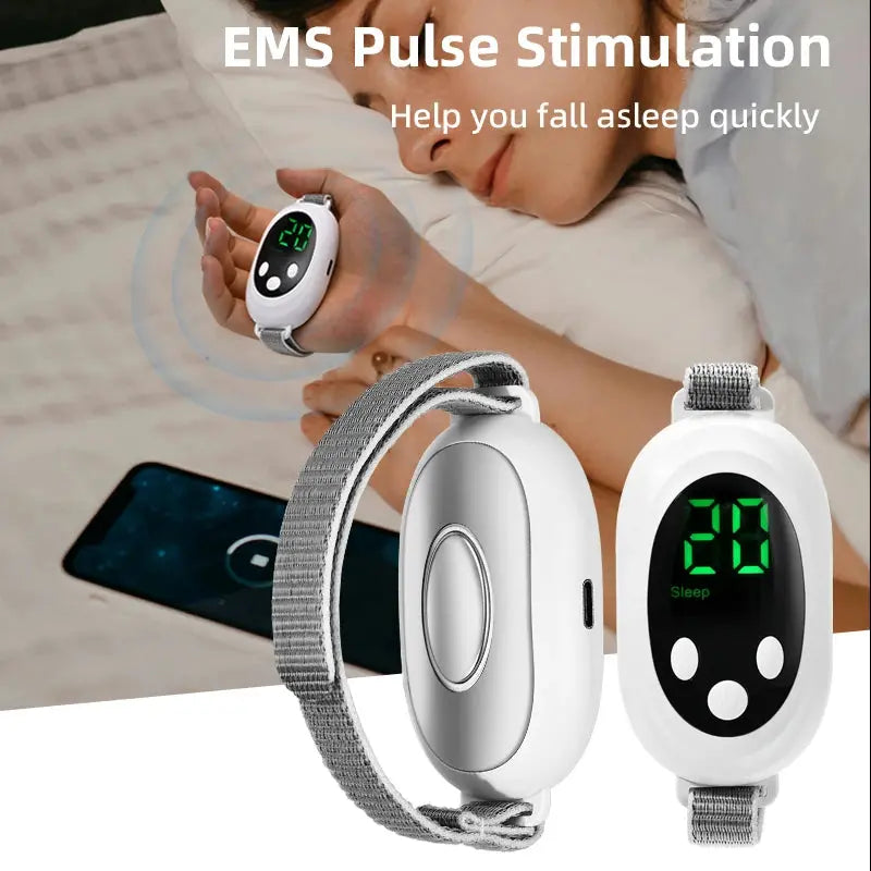 Two modes, 20 levels of intensity, intelligent sleep device, anxiety relief, neurological sleep, insomnia, and soothing device, Elektrofy