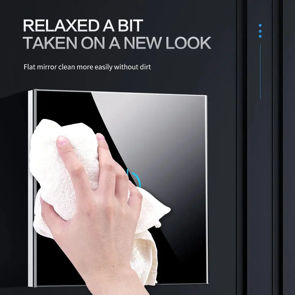 BONDA Smart Switch Alexa RF433 No Neutral Tuya Control Works With Google 1/2/3 Gang Smart Life Home Light WiFi Touch Switches 86 Elektrofy