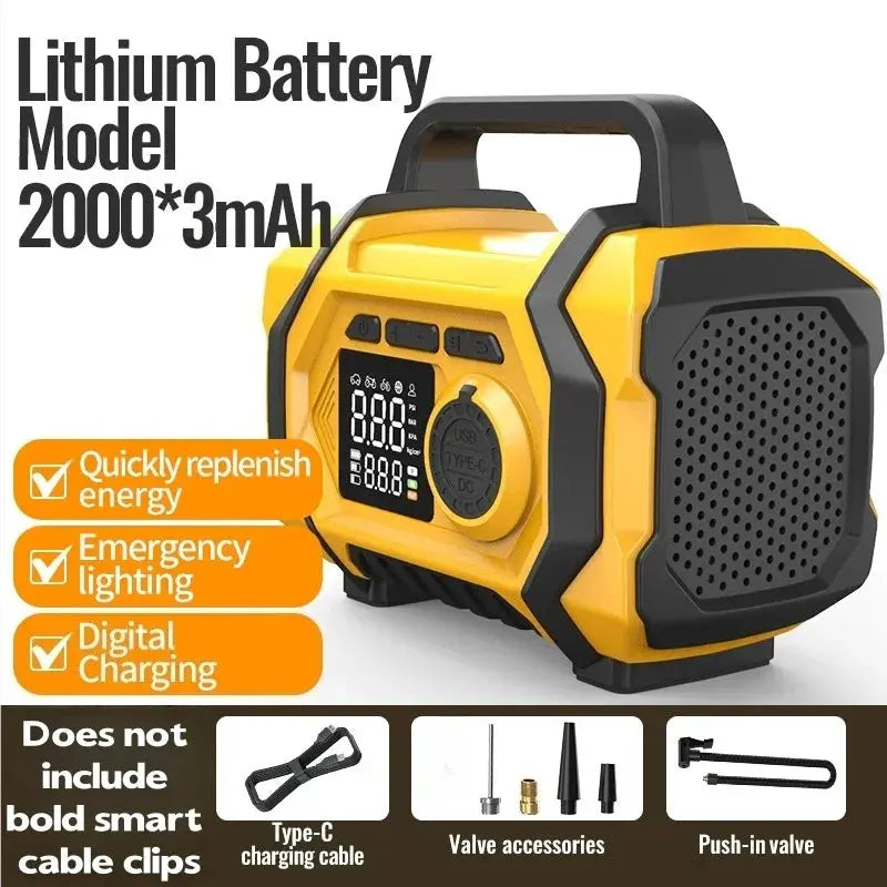 8000mAh Wireless Jump Pump Elektrofy