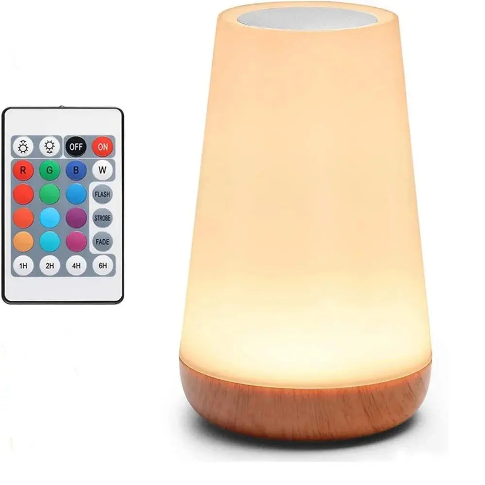 Usb Rechageable Dimmable Touch Lamp Bedroom Portable Table Bedside Night Lamp 13 RGB Colors Night Lights Baby Kids Night Light Elektrofy