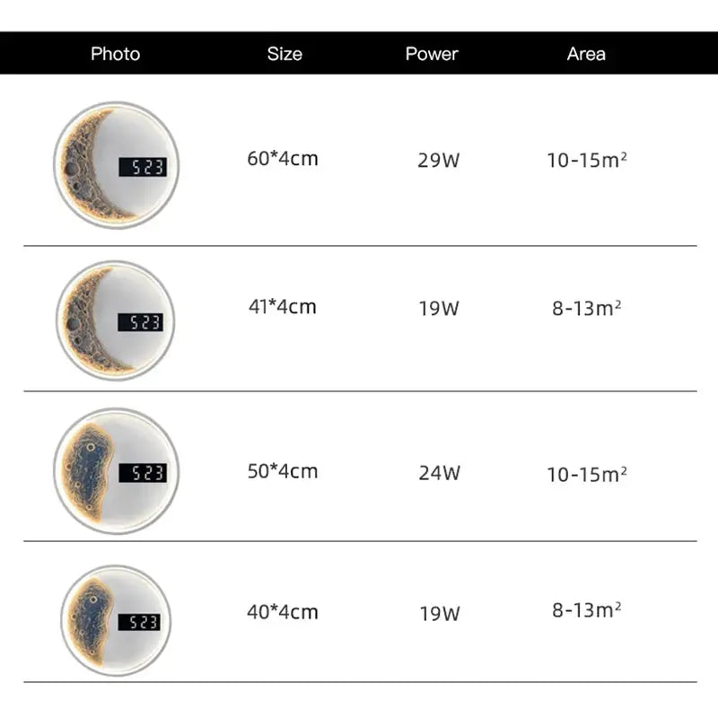 Modern Moon Wall Lamp