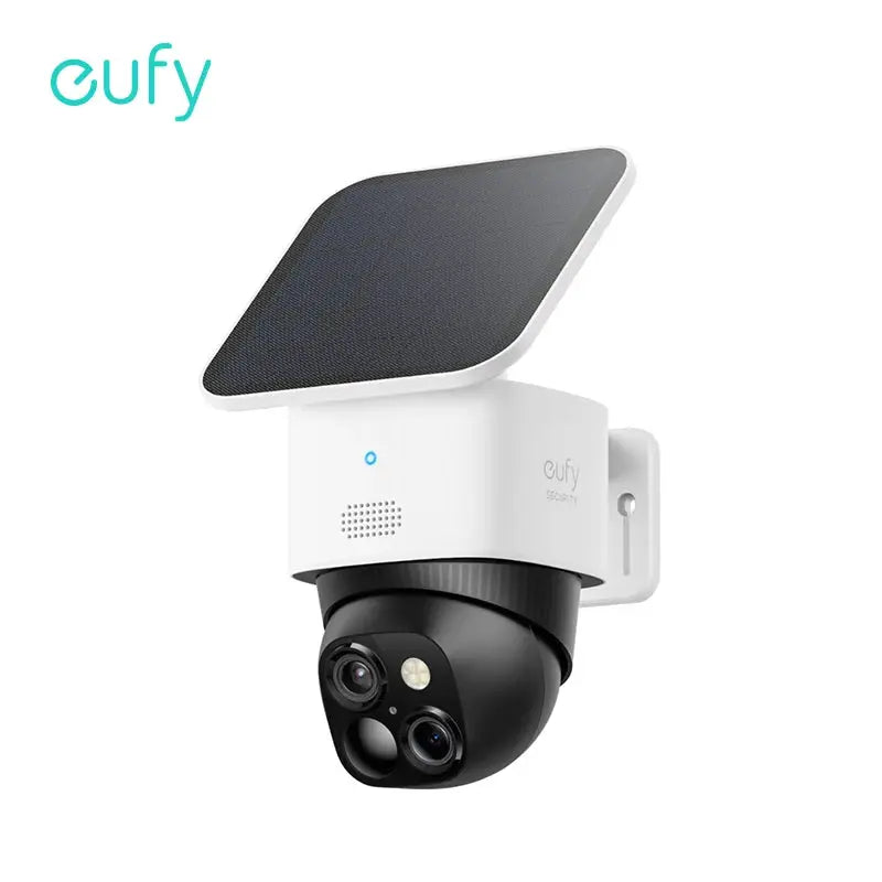 eufy SoloCam S340 Solar Security Camera No Blind Spots 2.4 GHz Wi-Fi No Monthly Fee
